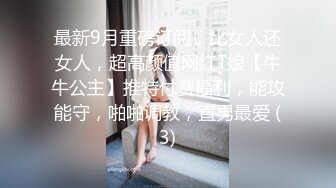 最新9月重磅订阅，比女人还女人，超高颜值网红T娘【牛牛公主】推特付费福利，能攻能守，啪啪调教，直男最爱 (3)