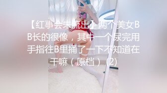 【红事会未流出】两个美女BB长的很像，其中一个尿完用手指往B里捅了一下不知道在干嘛（原档） (2)