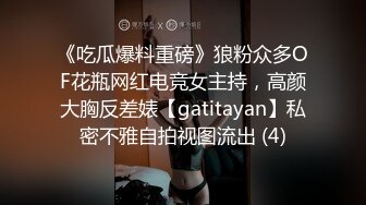 《吃瓜爆料重磅》狼粉众多OF花瓶网红电竞女主持，高颜大胸反差婊【gatitayan】私密不雅自拍视图流出 (4)