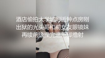 酒店偷拍大学城附近钟点房刚出狱的光头哥和前女友眼镜妹再续前缘操完逼用脚撸射